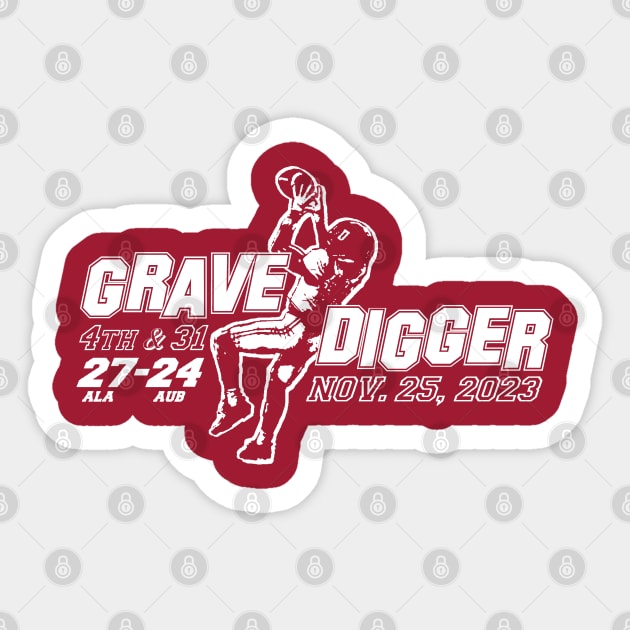 ALABAMA GRAVEDIGGER Sticker by thedeuce